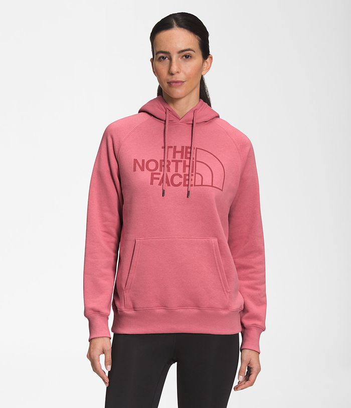 The North Face Womens Hoodie Half Dome Pullover 026KNFMCJ - Pink